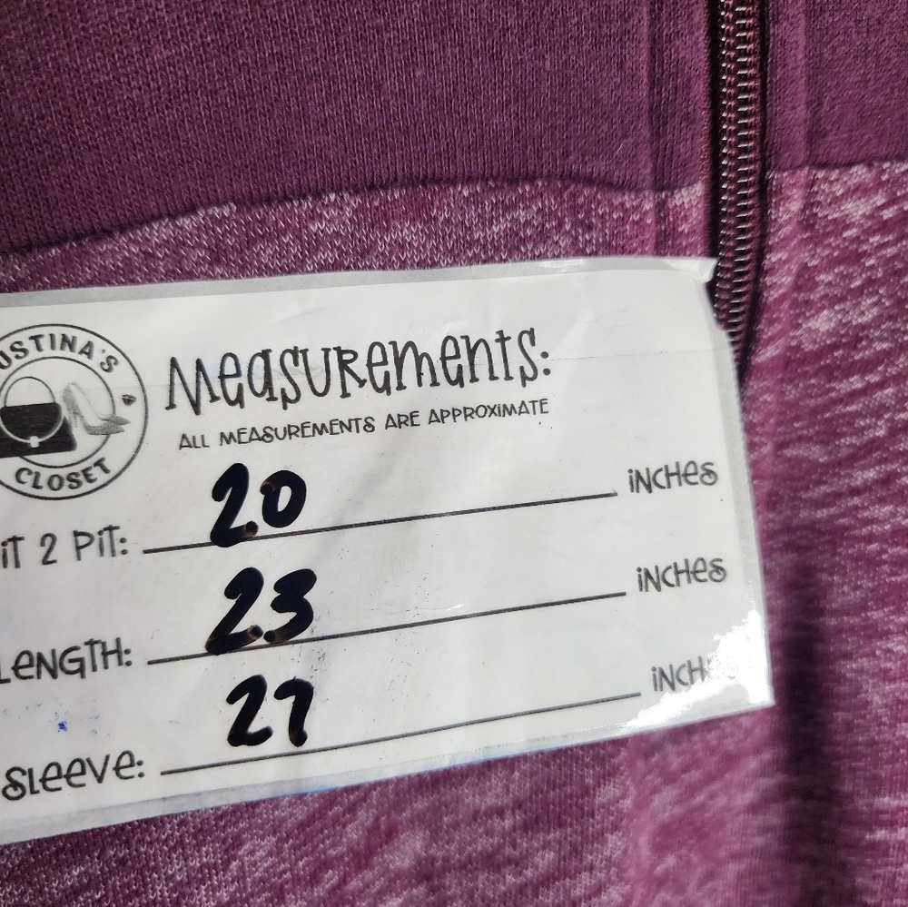 PINK Victoria's Secret Quarter Zip Sweatshirt Sz XS - Picture 9 of 9